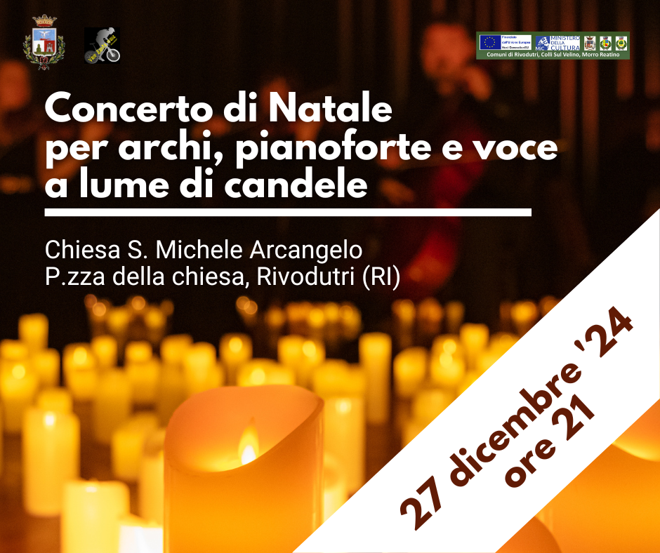 A Rivodutri concerto di Natale a lume di candele