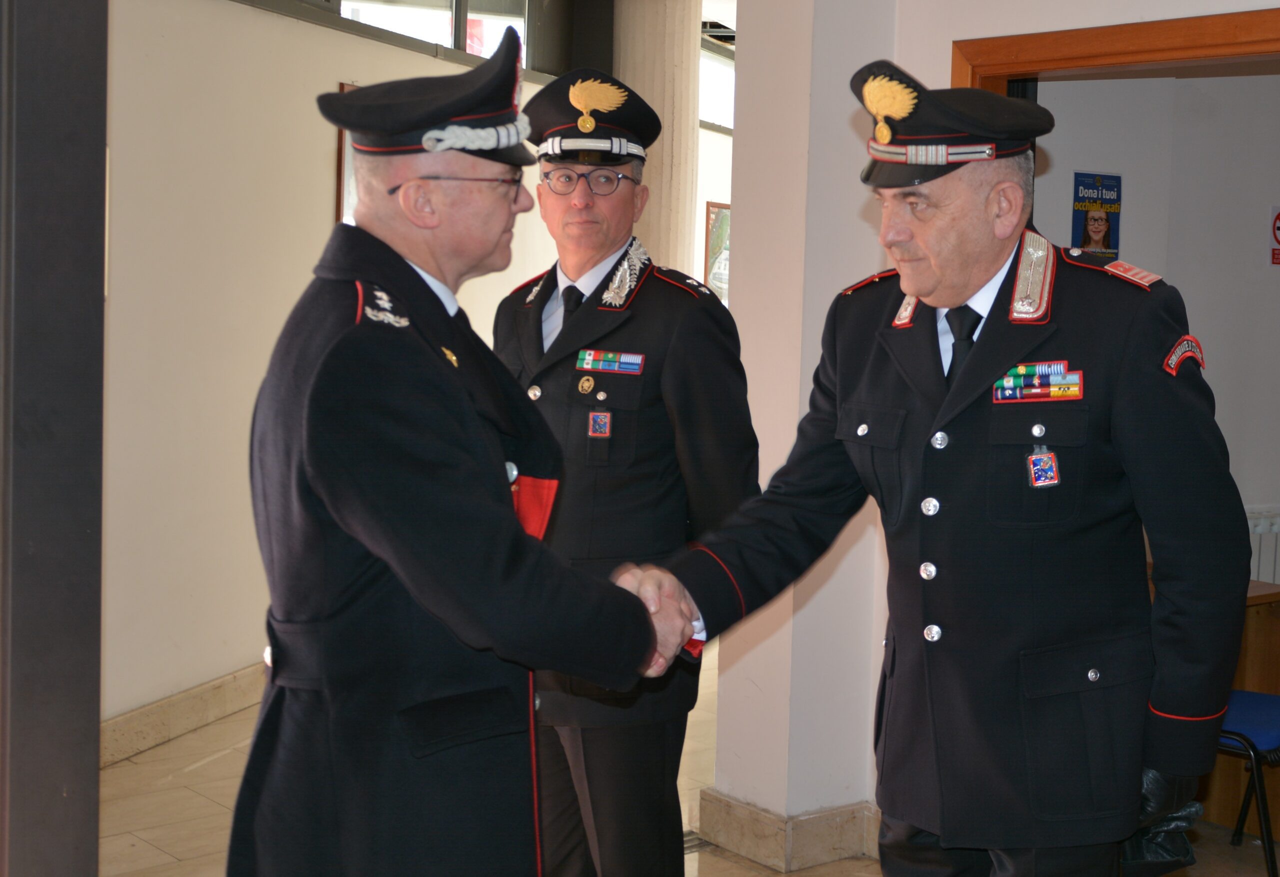 Il Generale di Divisione Ugo Cantoni in visita al Comando Provinciale di Rieti