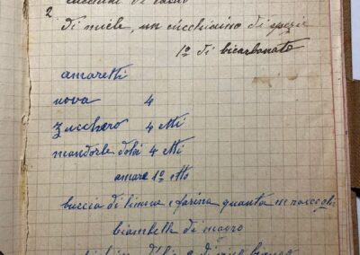 Ricettario 1900 nonna di Matilde Fallerini
