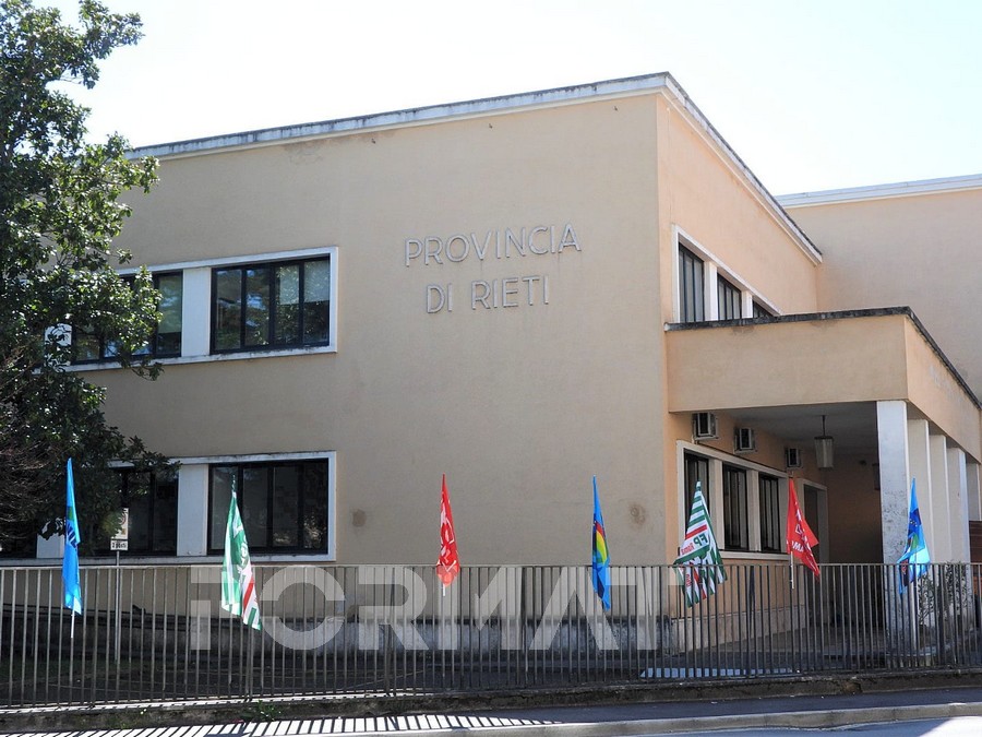 Provincia di Rieti, assegnate le deleghe ai consiglieri provinciali