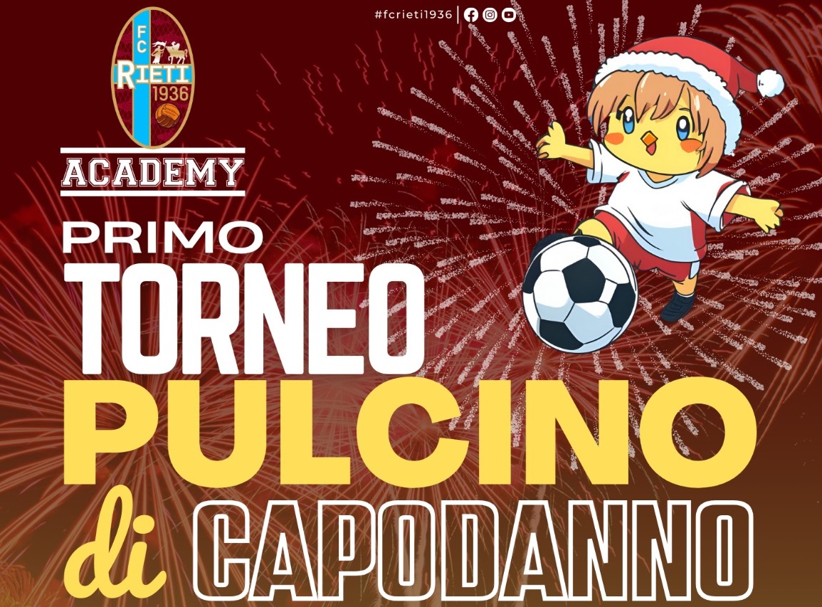 Academy Fc Rieti 1936, il 29 dicembre c’è il ‘1° Torneo Pulcino di Capodanno’ (cat. 2014)