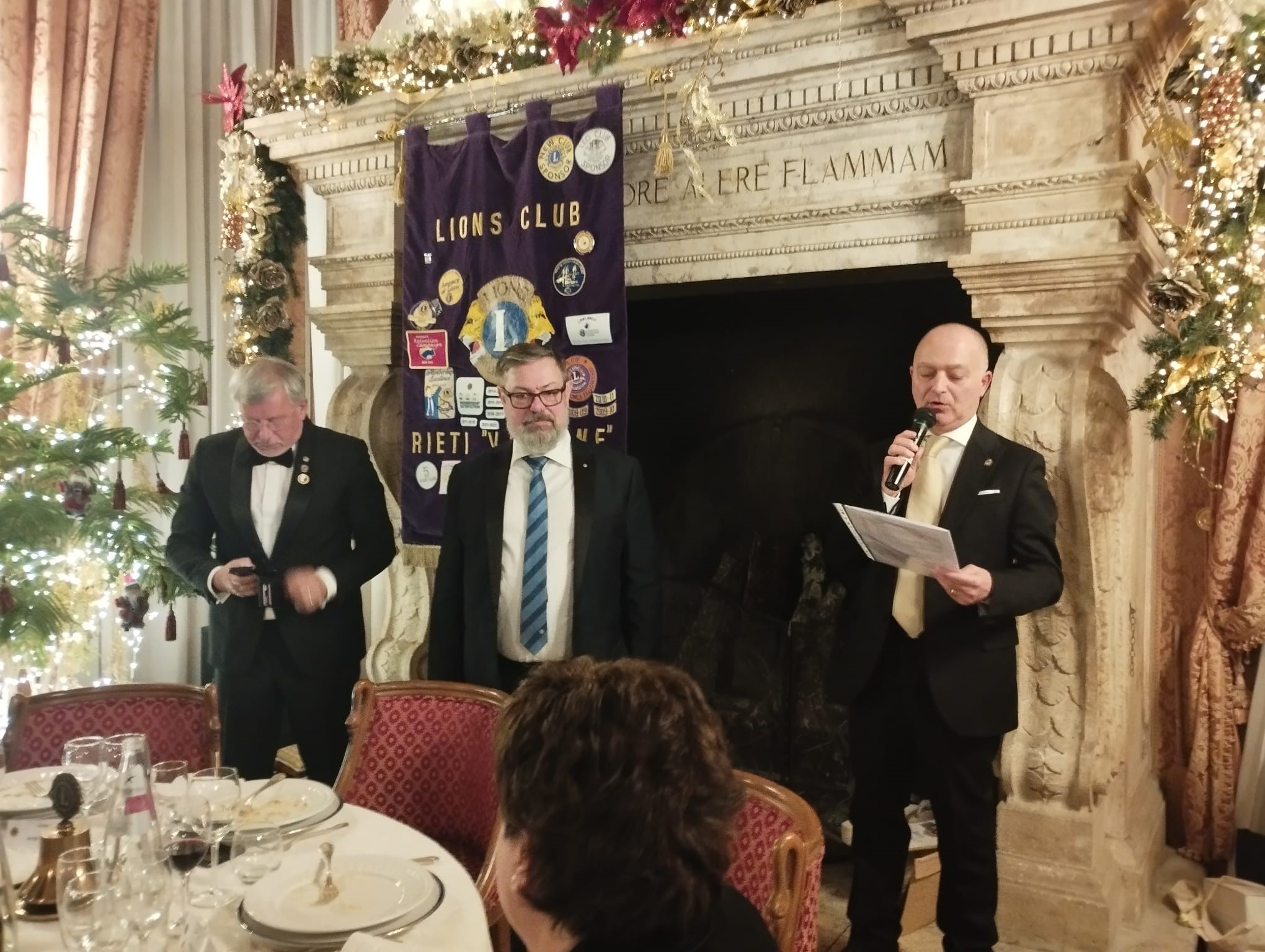 Oltre 100 partecipanti alla festa di Natale degli auguri del Lions Club Rieti Varrone