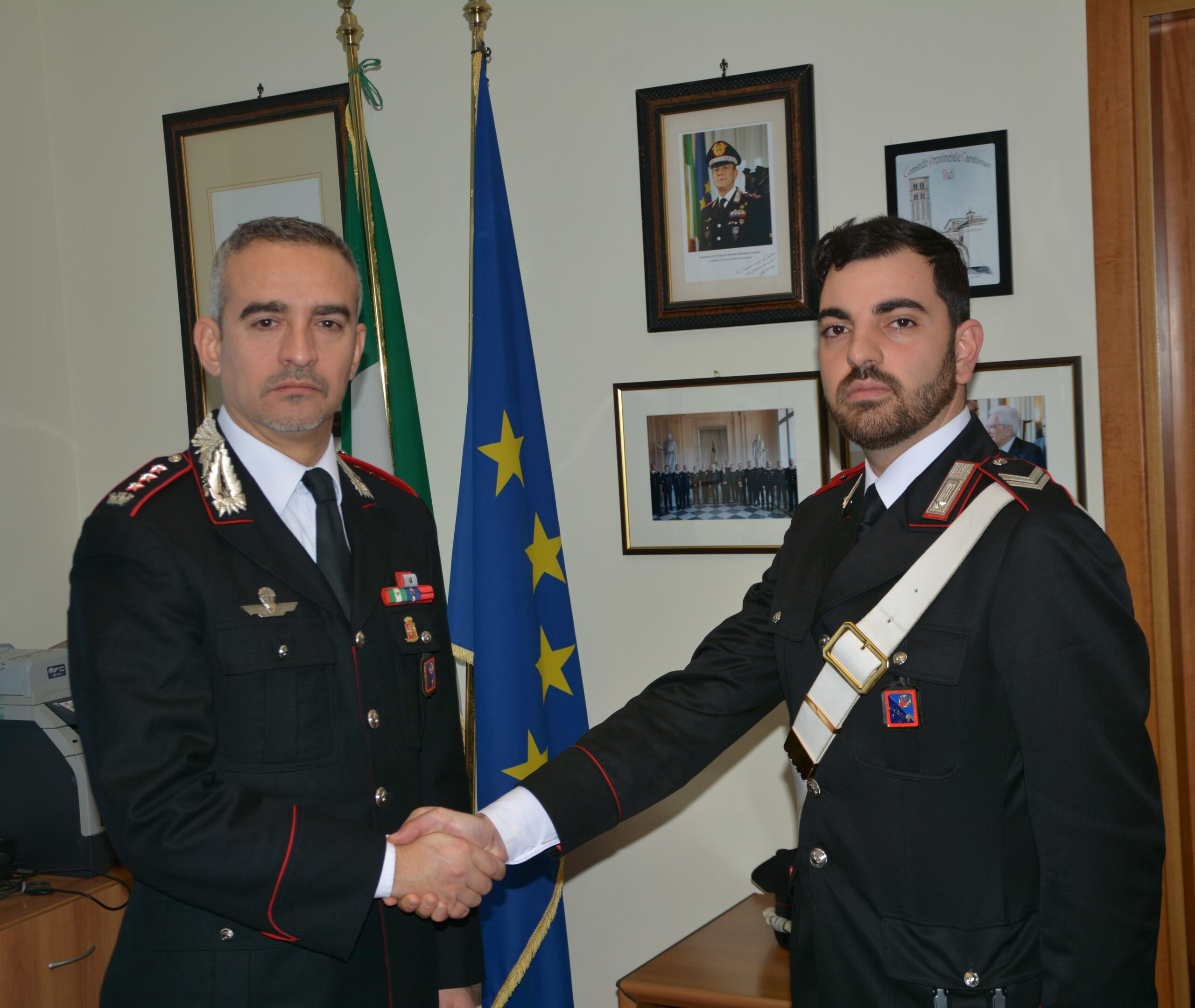 Potenziato l’organico del Comando Provinciale Carabinieri: assegnati due vice brigadieri