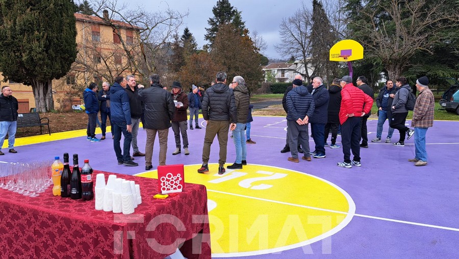 Inaugurato il campo di Casa Buon Pastore. Piccinonna: “Ritrovo per i valori dello sport”, Pietropaoli: “Godiamocelo”