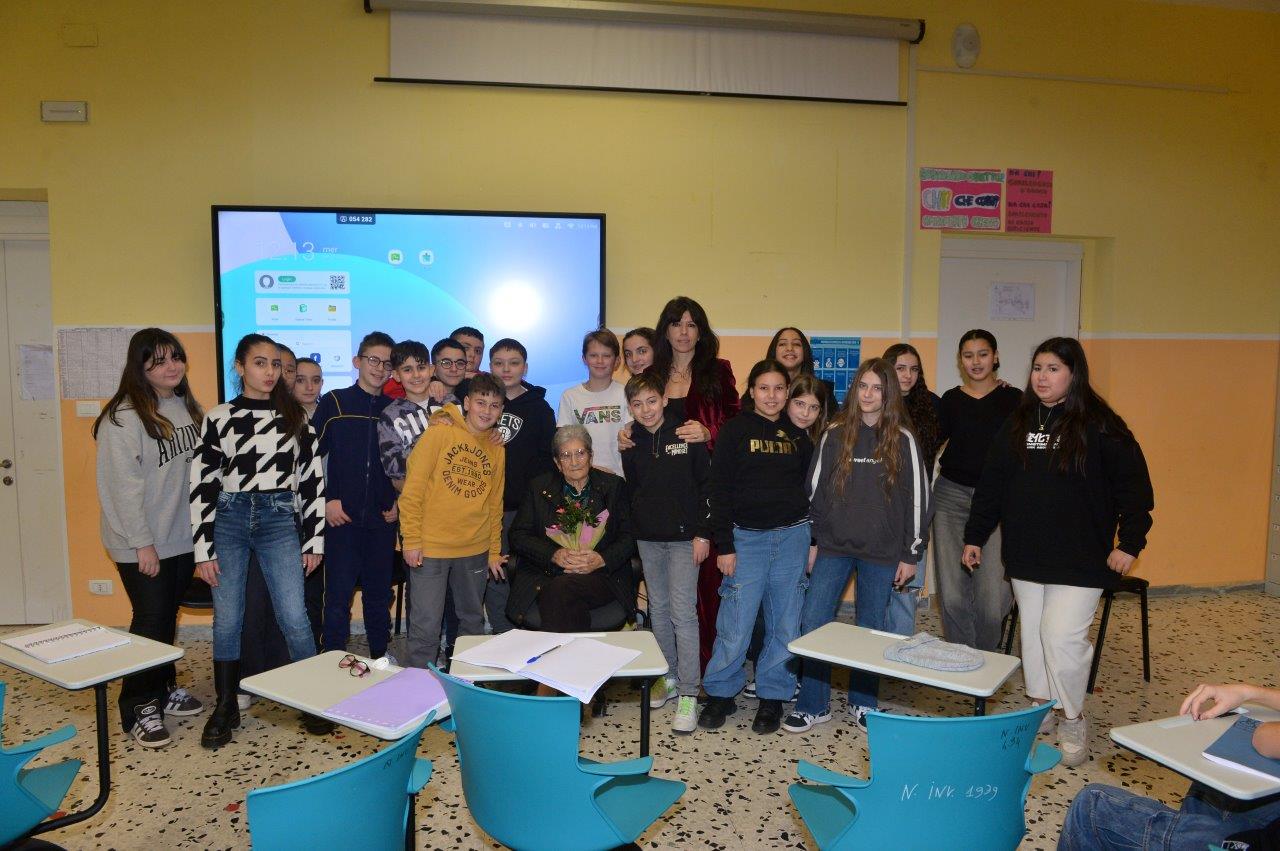 Giornata della Memoria: Gli studenti della Ricci incontrano Nonna Genesia
