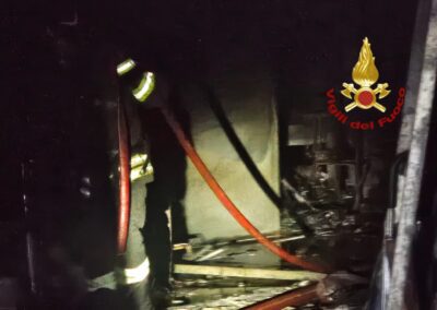 Intervento vigili incendio