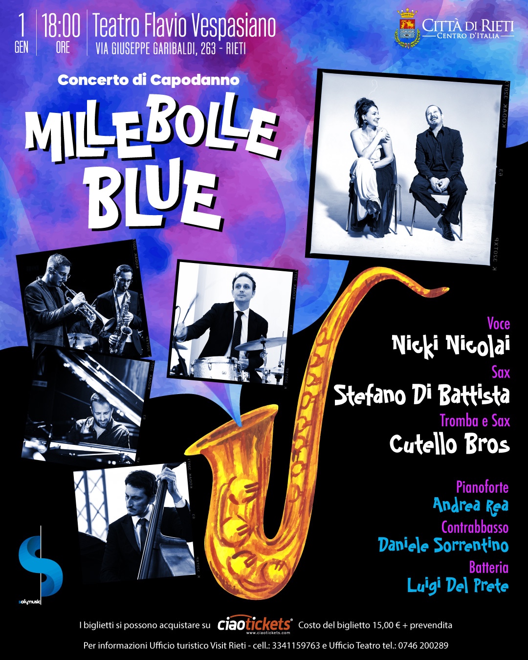 Grande successo per il concerto di capodanno Millebolle Blue