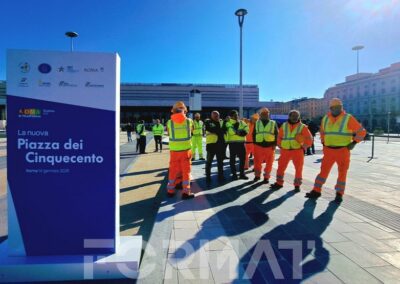 Anas Gualtieri inaugurazione Piazza dei Cinquecento ph M. D'Alessandro02