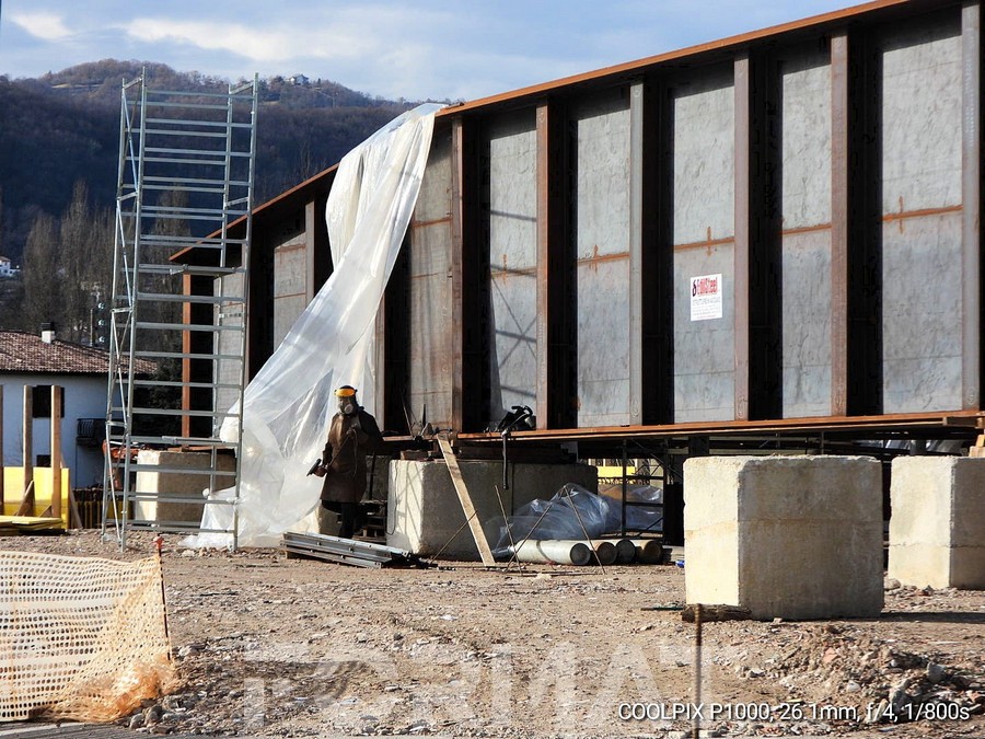 Stato di avanzamento dei lavori del ponte sul fiume Turano e del sottopasso di via Velinia