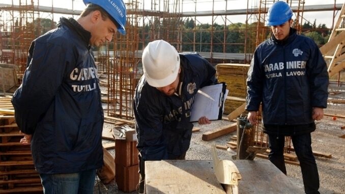 Controlli ai cantieri edili post sisma: denunciati tre imprenditori