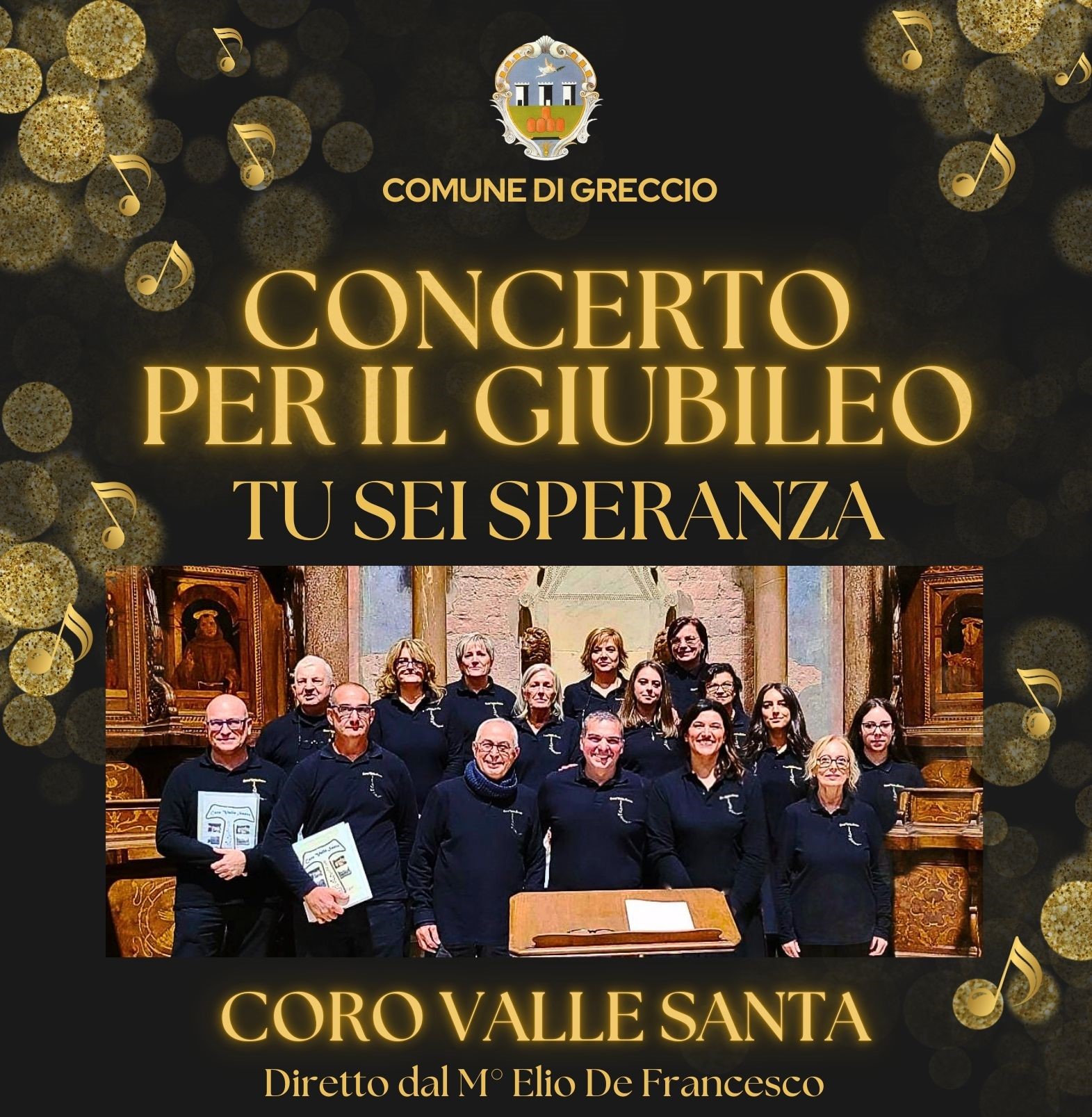 Greccio avvia le celebrazioni per il Giubileo 2025 con un Concerto dal titolo “Tu Sei Speranza”