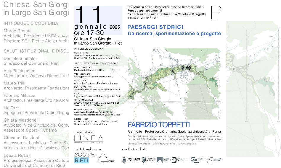 Seminario Internazionale “Paesaggi Educanti” 2025: Architettura, sostenibilità e rigenerazione urbana