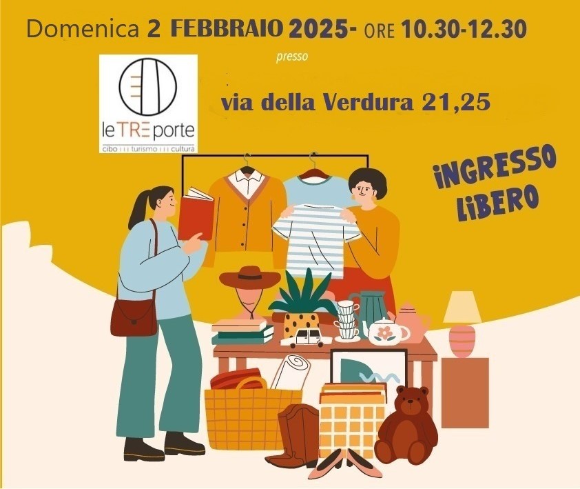 Mercatino del baratto e del dono: nuovo appuntamento in Via della Verdura