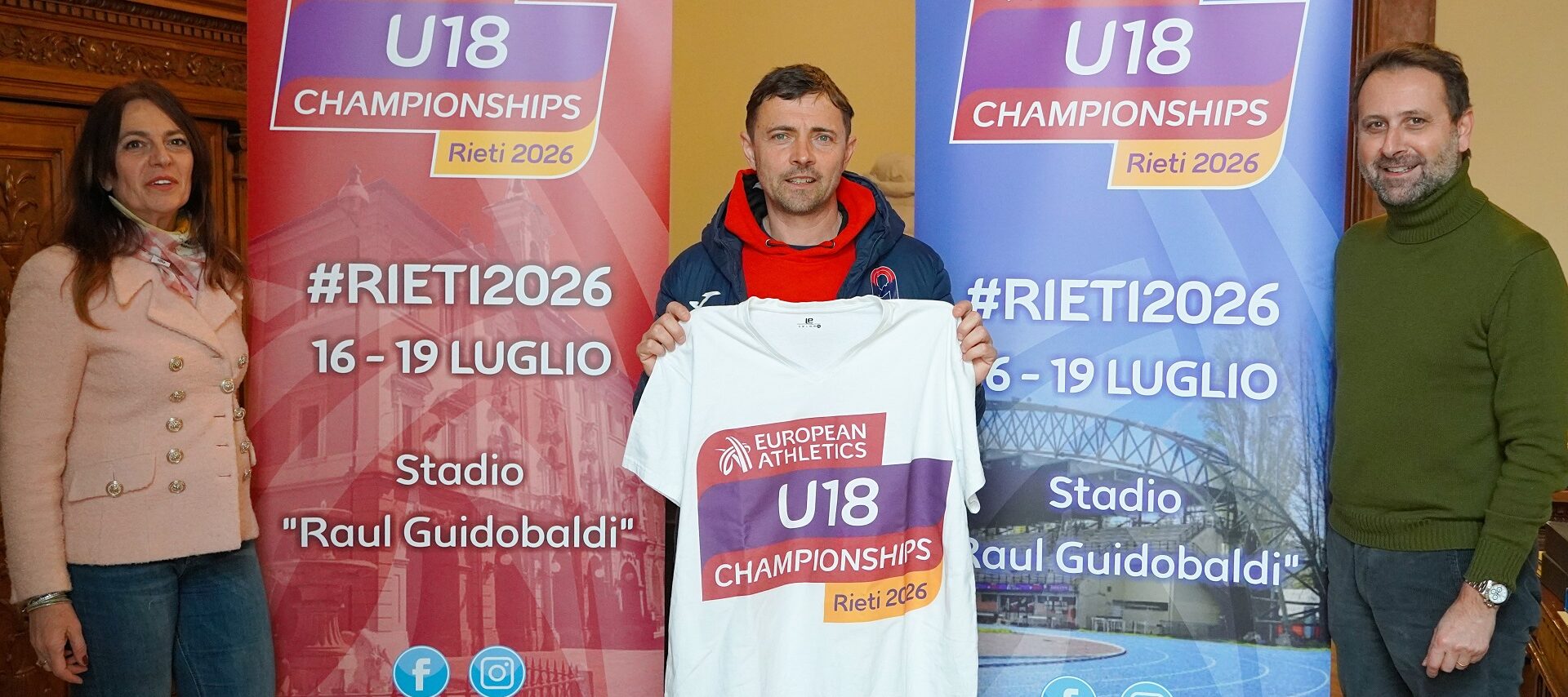 Europei U18 di atletica Rieti 2026: incontro in Comune tra i rappresentanti del Comitato e l’Atletica Studentesca