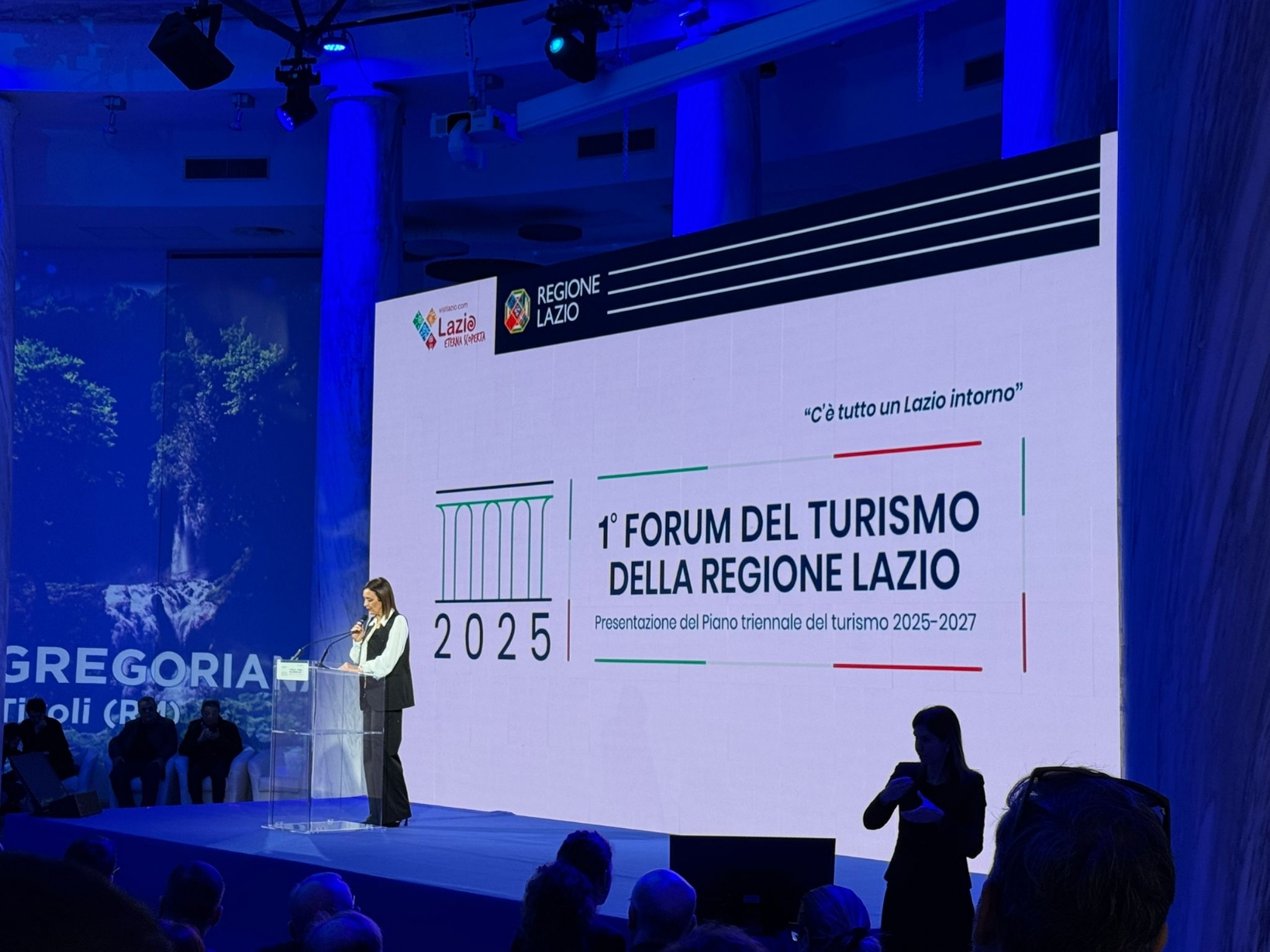 Il presidente della Fiera Mondiale del Peperoncino, Rositani, al 1° forum del turismo della Regione Lazio
