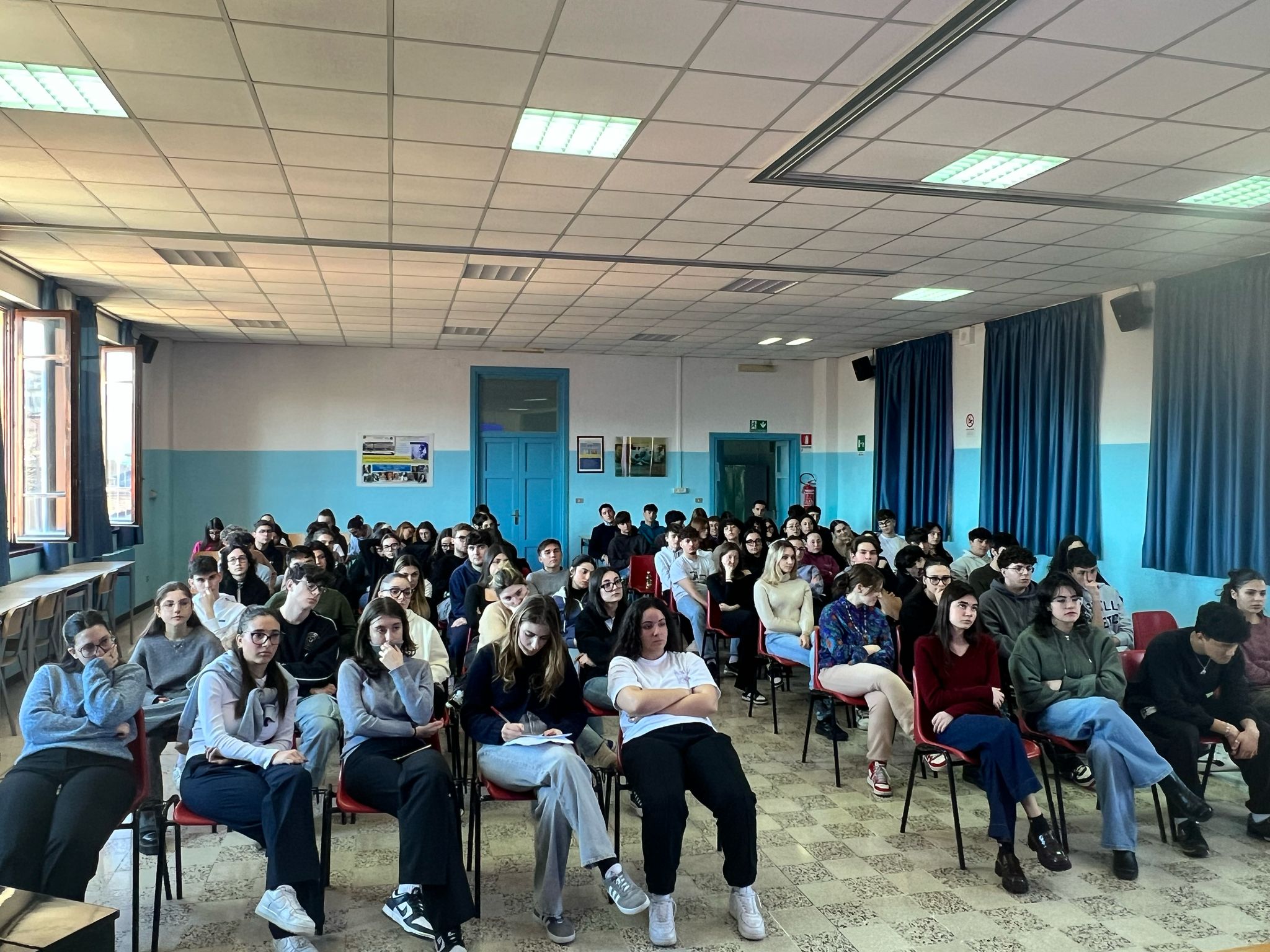 Il Prof. Marco Valentini incontra gli studenti del Liceo Classico Varrone