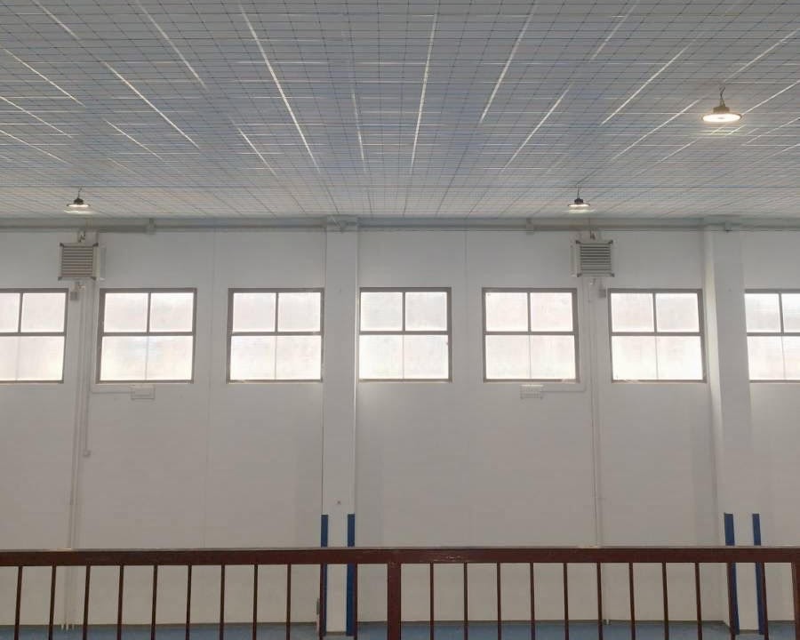Conclusi i lavori nella palestra della scuola secondaria di primo grado di Passo Corese