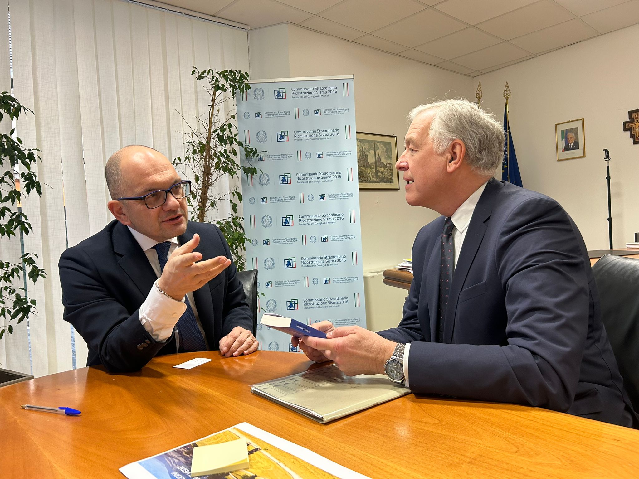 Accumoli: il Commissario Castelli ha incontrato l’Ambasciatore austriaco