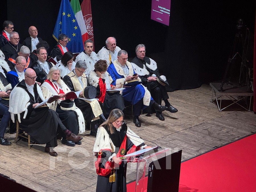 Cerimonia storica al Teatro Flavio Vespasiano per il nuovo anno accademico della Sapienza