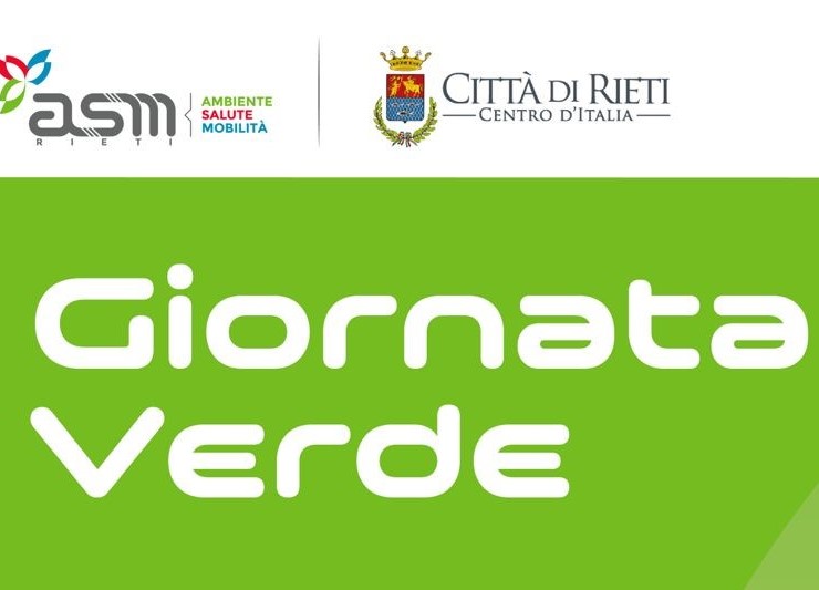Sabato 8 febbraio torna la Giornata verde ASM-Comune di Rieti. Appuntamento al Piazzale antistante lo Stadio Centro d’Italia