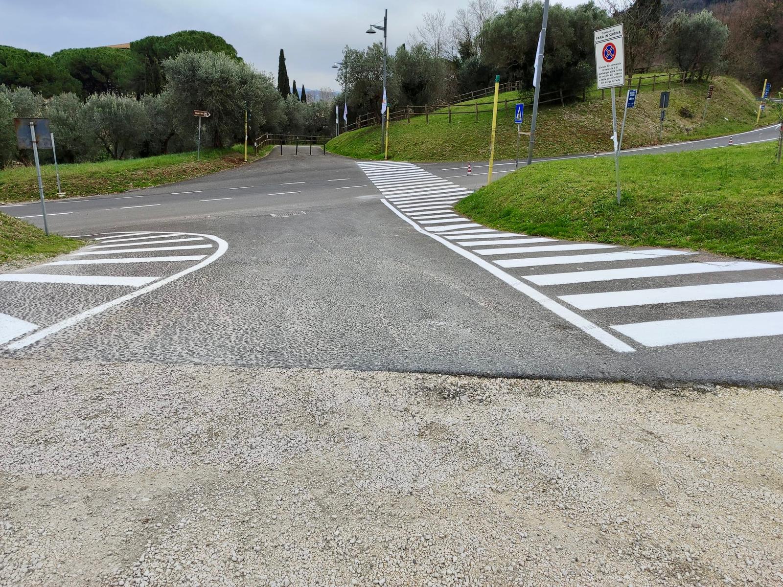Provincia di Rieti: completato il rifacimento della segnaletica orizzontale sulla SP41D