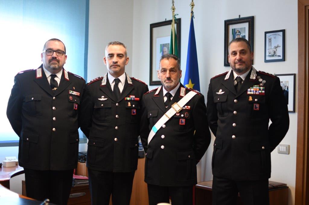 L’arma dei Carabinieri saluta il Brigadiere Amedei Mauro che lascia il servizio attivo