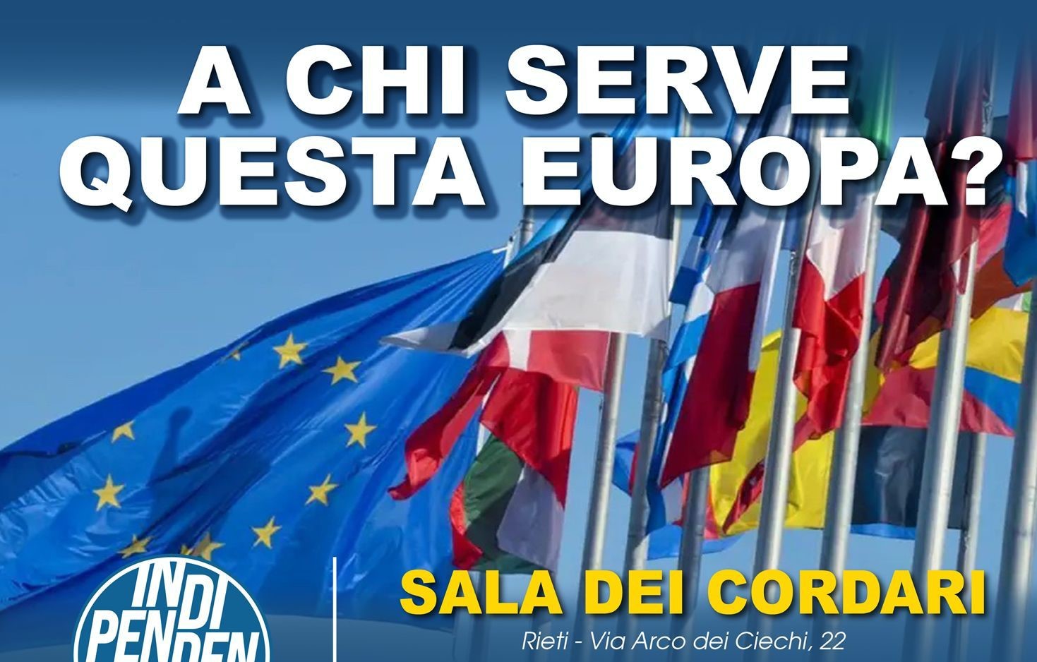“A chi serve questa Europa?” il ‘Movimento Indipendenza’ di Gianni Alemanno chiama a raccolta i sovranisti italiani ed europei
