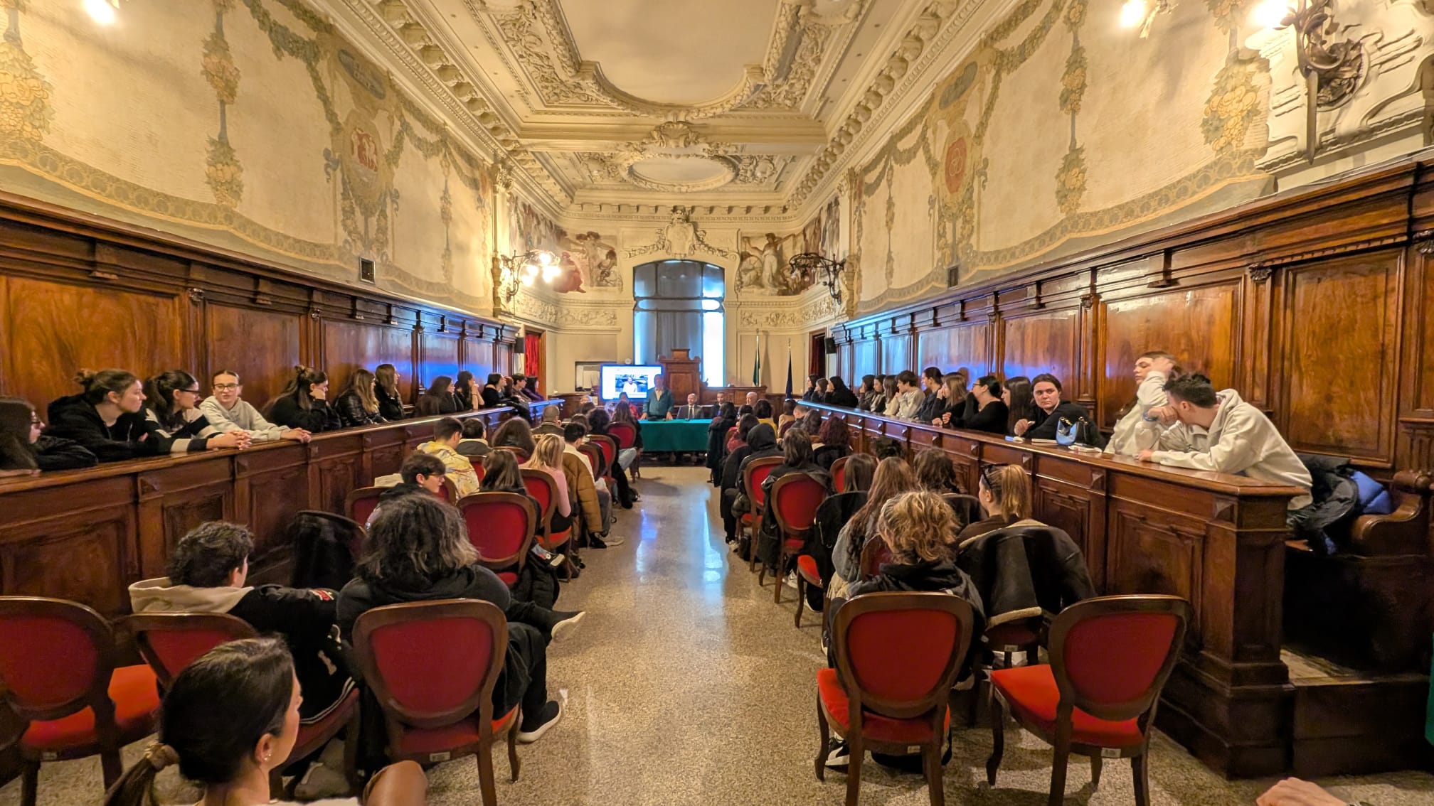 Grande successo per l’incontro tra gli studenti dell’Istituto Elena Principessa di Napoli e i protagonisti della Rieti Terminillo – Coppa Carotti