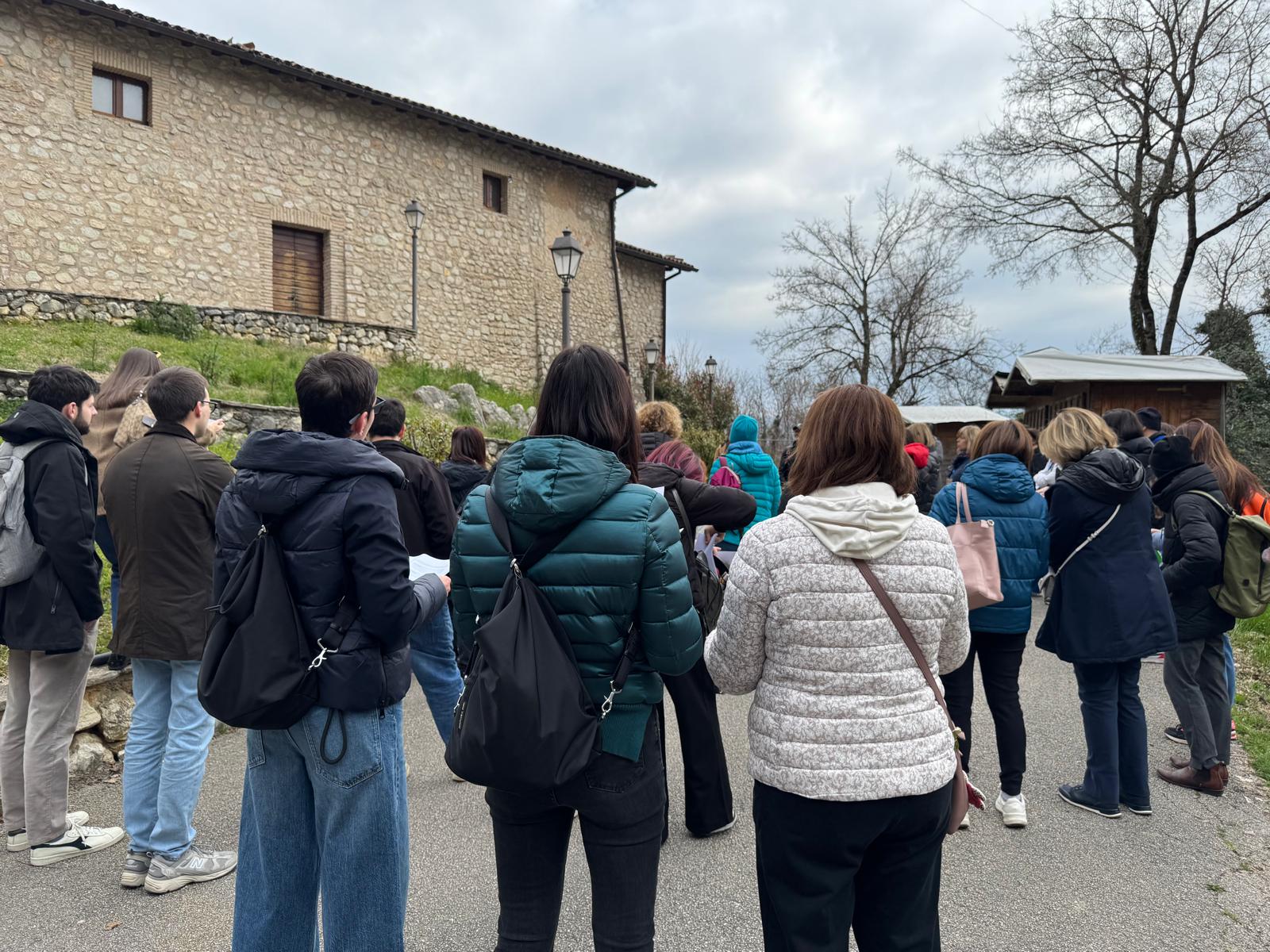 Greccio ha ospitato un percorso formativo innovativo per i docenti dell’Istituito Malfatti di Contigliano