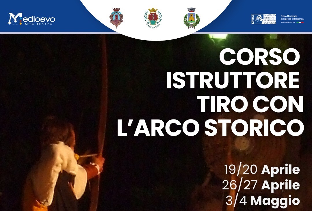 Iscrizioni al corso gratuito da “Istruttore di tiro con l’arco storico I Livello”