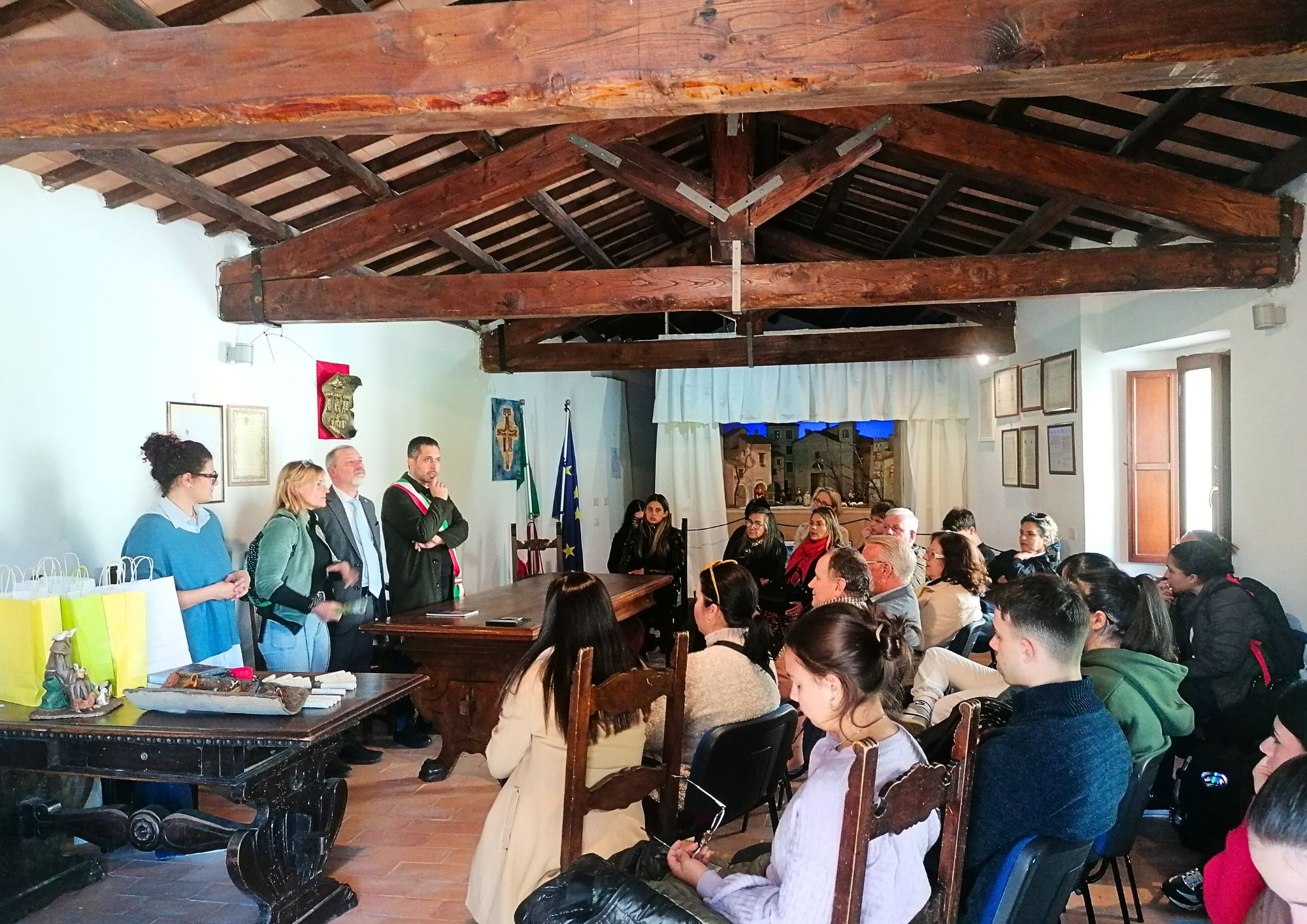 A Greccio le delegazioni di Laguna (Brasile), Ito (Giappone) e Nordhorn (Germania)