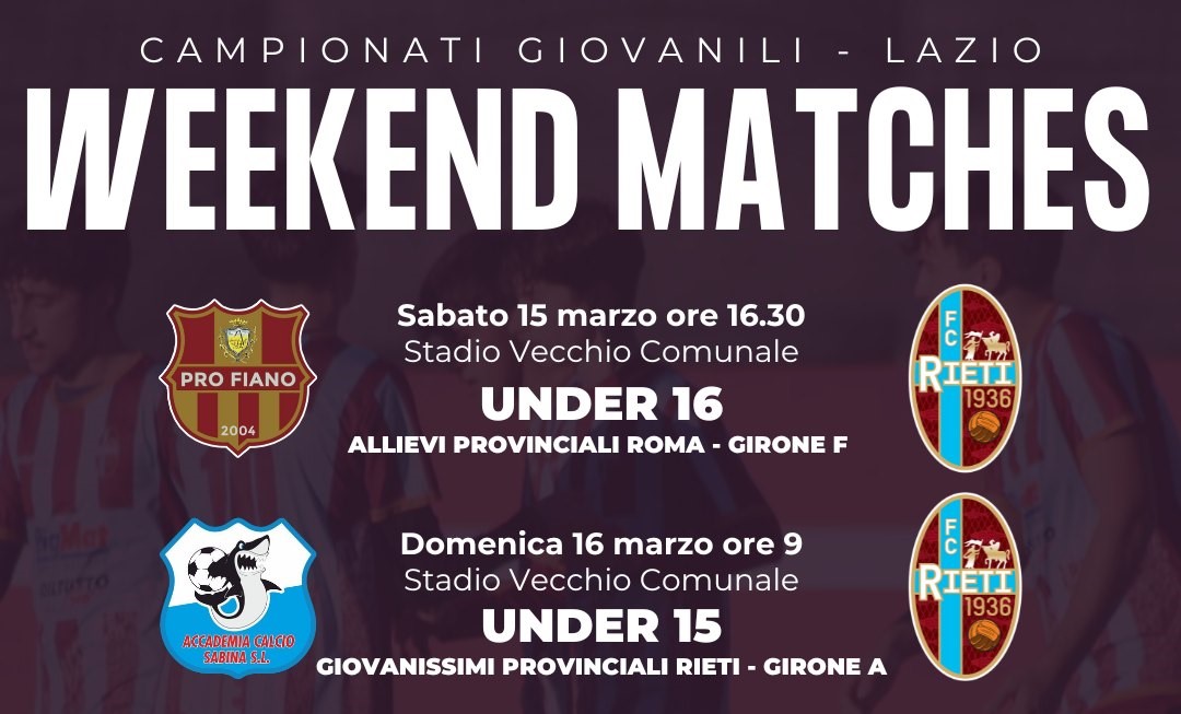 Calcio Giovanili, tutti in campo: la Juniores esordisce in Coppa, U16 a Fiano