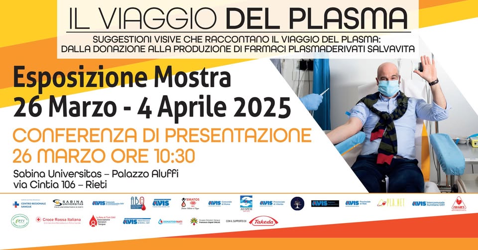 A Rieti la mostra itinerante ‘Il Viaggio del Plasma’: fino al 4 aprile a Palazzo Aluffi
