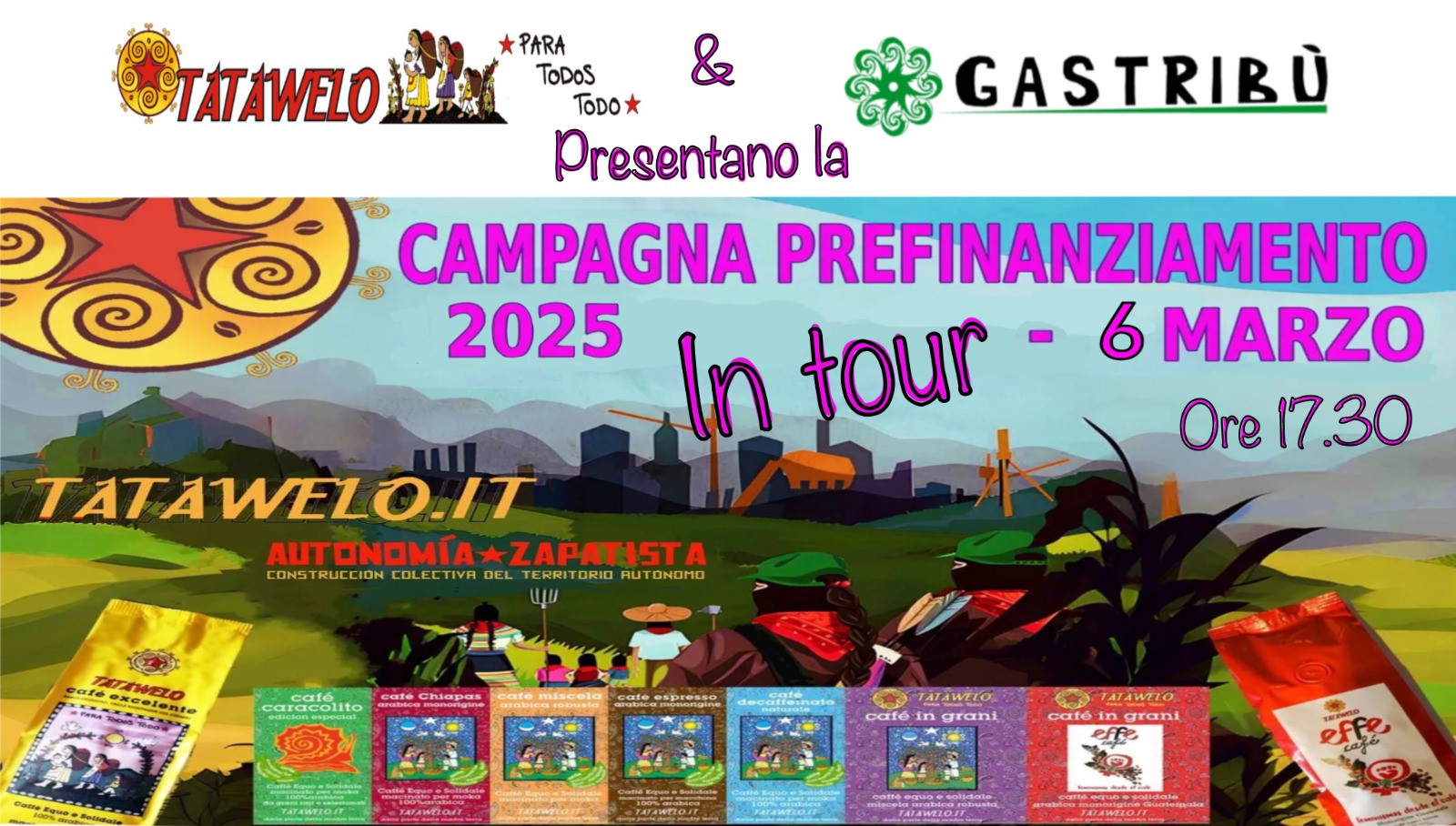 Postribù lancia la campagna di prefinanziamento 2025 del caffè equo e solidale