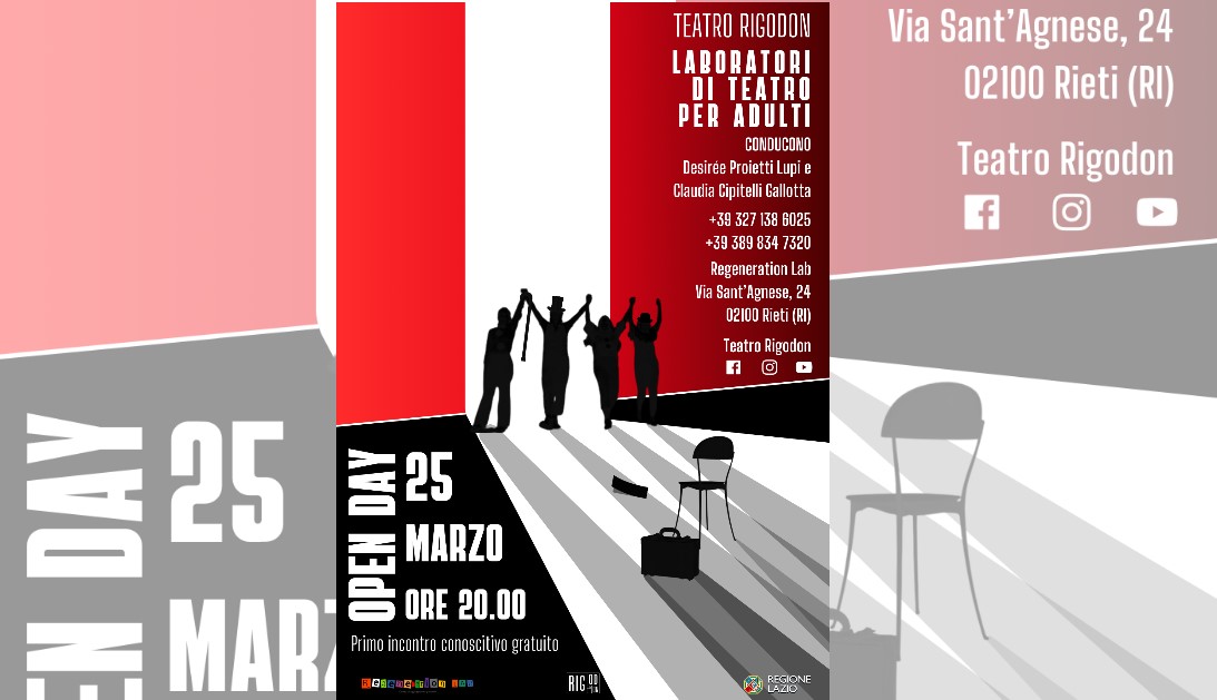 Al ‘Regeneration Lab’ prendono il via i laboratori di teatro