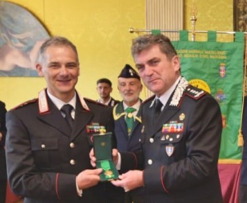 Conferita la Medaglia Mauriziana a due Luogotenenti dell’Arma dei Carabinieri in servizio nella Provincia di Rieti
