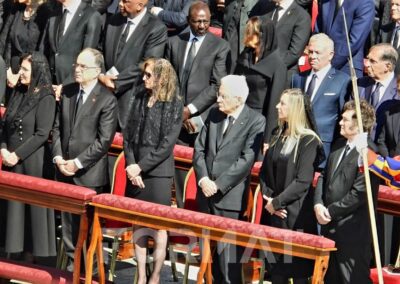 Mattarella funerali Papa Francesco ph M. D'Alessandro10