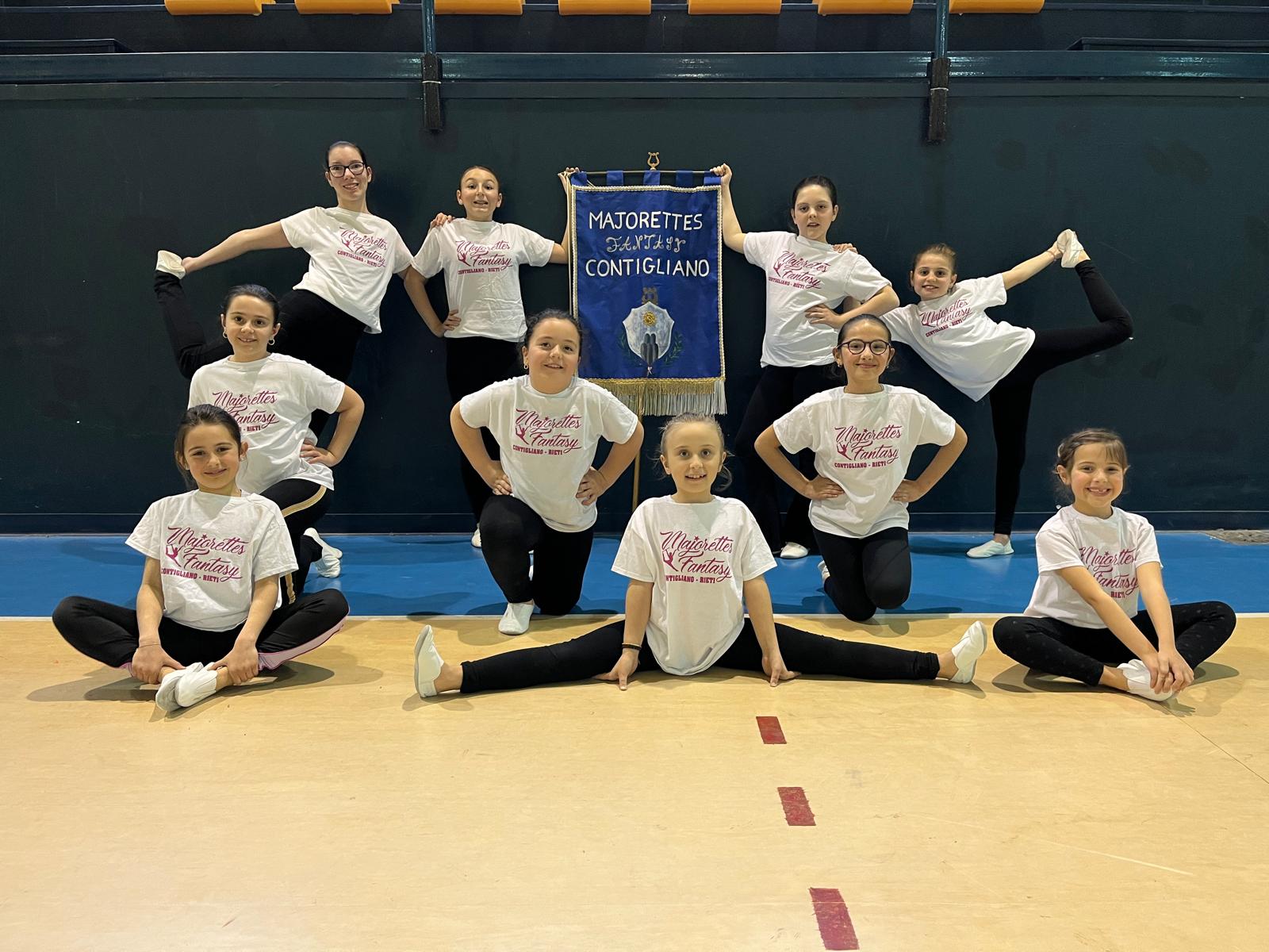 Le majorettes di Contigliano ai campionati italiani a Pistoia