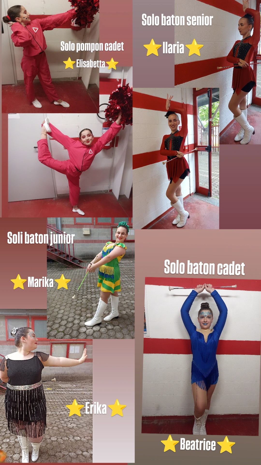 Majorettes Shining Stars di Cittaducale partecipano al VII Campionato Italiano a Pistoia