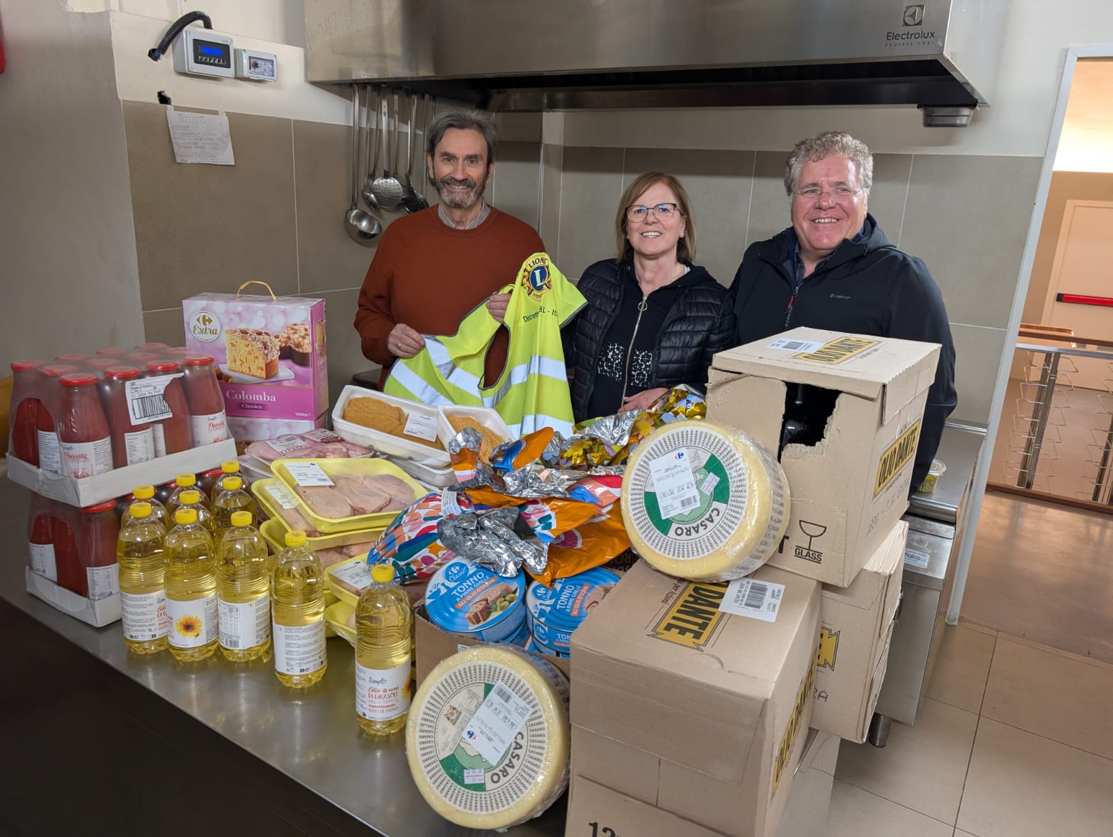 I Lions Club della provincia di Rieti al fianco della Caritas per la Settimana Santa
