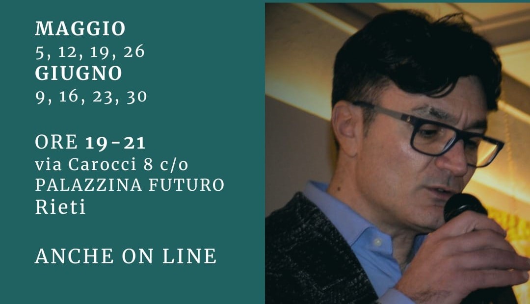 Al via la seconda edizione del Corso di Pratica Poetica con Carlo Giacobbi