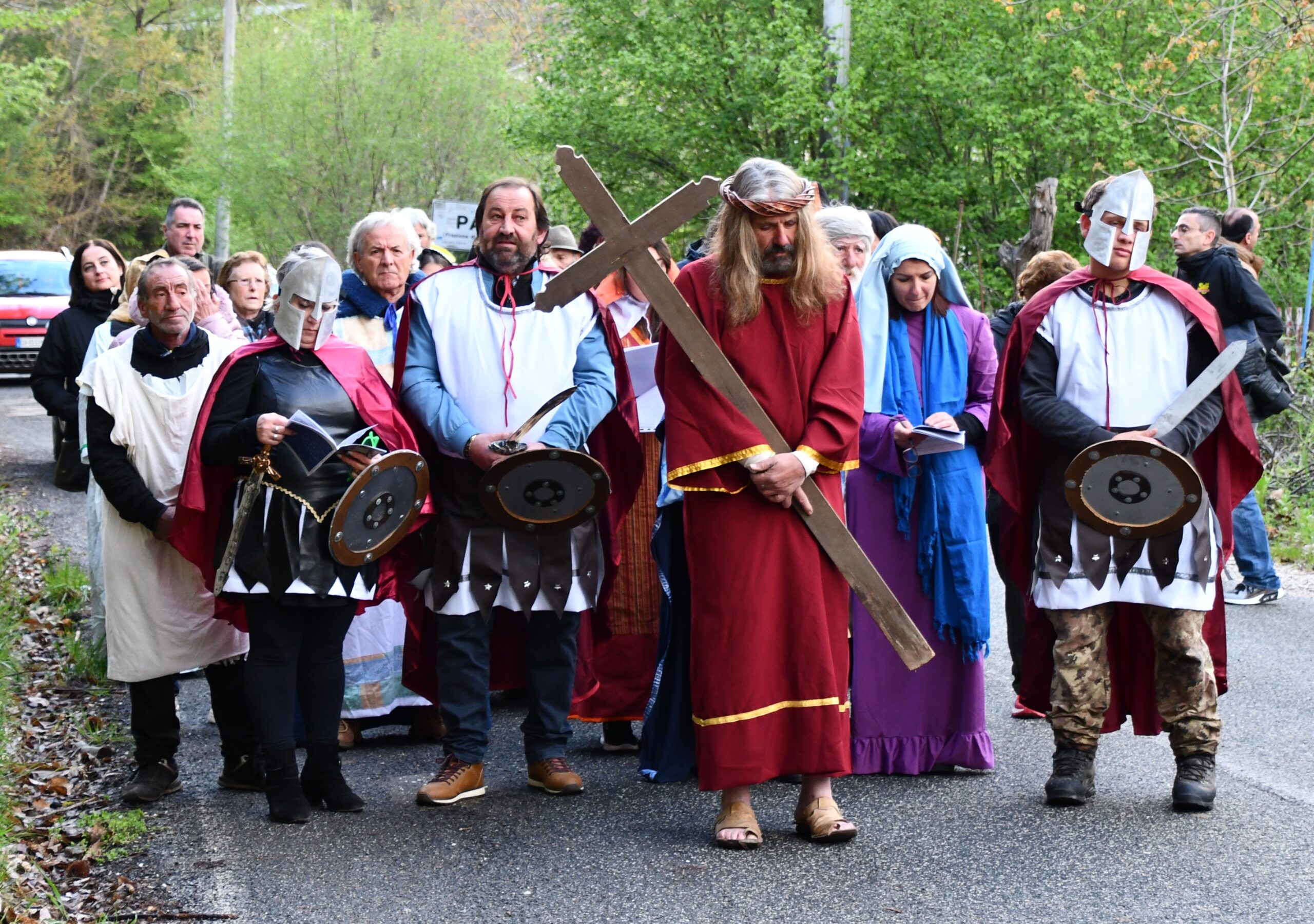 III edizione della Via Crucis a Pace di Pescorocchiano: coinvolti tutti i presenti
