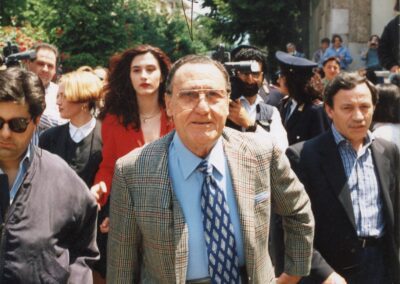 Tito con alberto sordi, foto A. Giagnoli