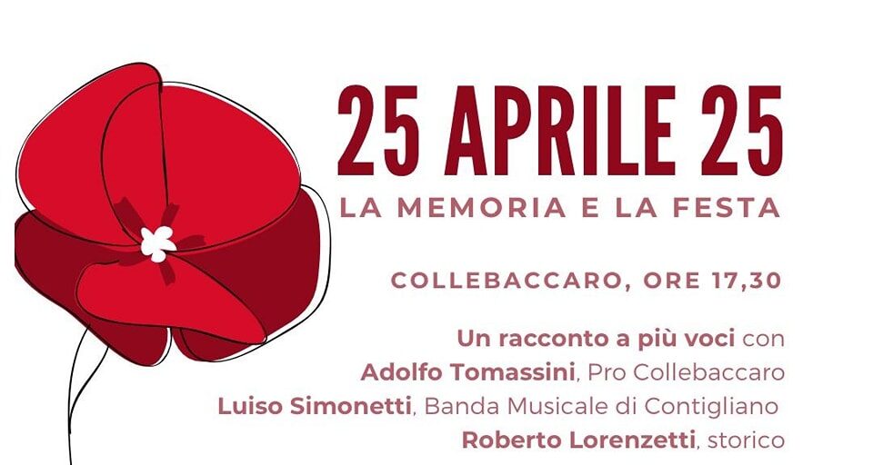 Confermato il convegno concerto del 25 aprile a Collebaccaro