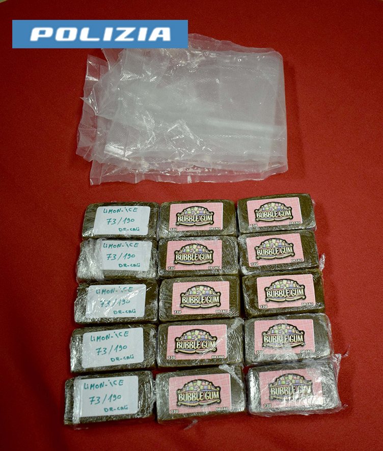 Arrestata  45enne con oltre 1,5 kg di hashish nascosti in auto: disposti gli arresti domiciliari