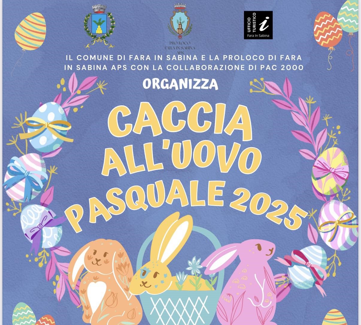 Fara in Sabina, arriva la “Caccia all’uovo Pasquale 2025”: una divertente avventura alla scoperta del borgo