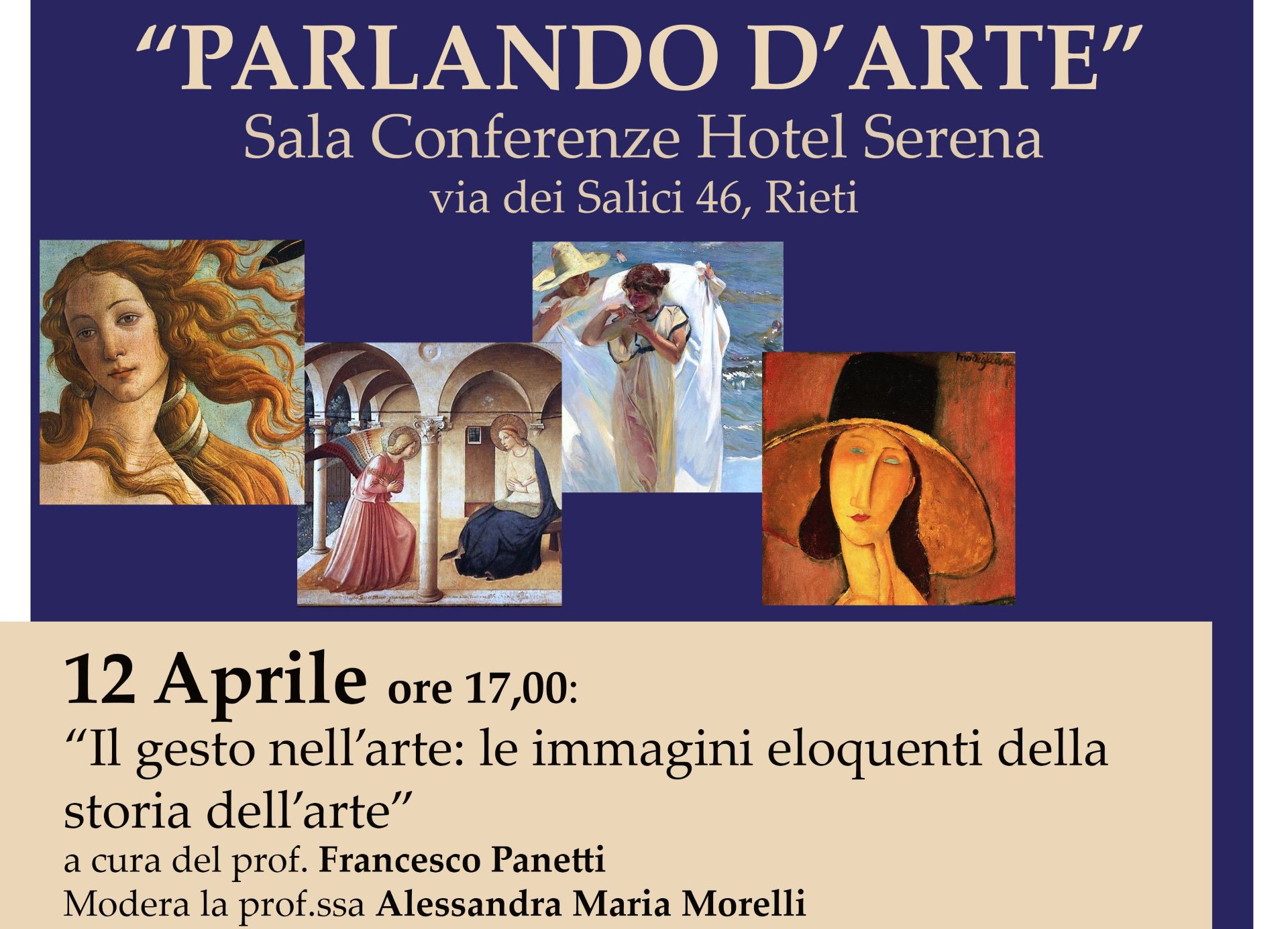 Parlando d’arte, ‘La Schola di Bellardi’ vi invita a ‘Il gesto nell’arte: le immagini eloquenti della storia dell’arte’