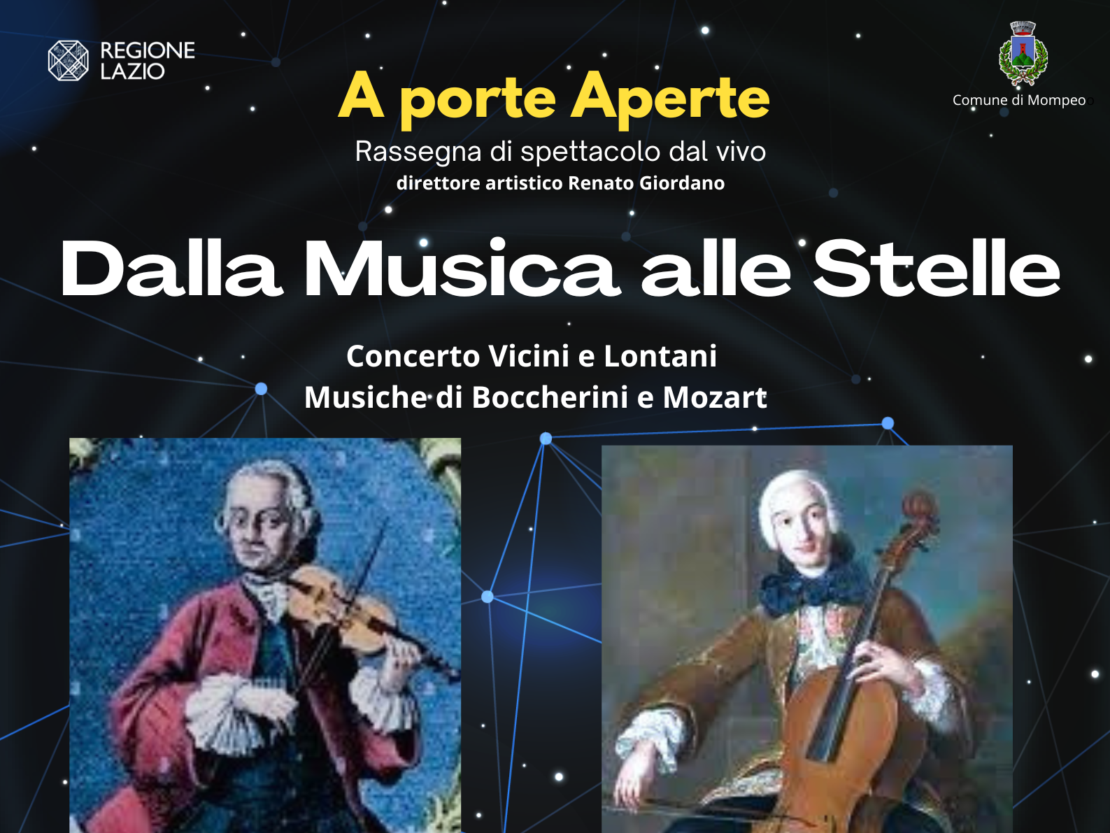 Dalla musica alle stelle: musiche di Mozart e Boccherini guardando il cielo primaverile