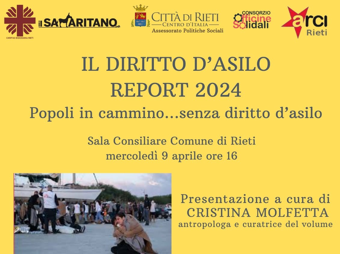 Presentazione del Report “Il diritto d’asilo 2024” e della graphic novel “4 vite che sono la mia”