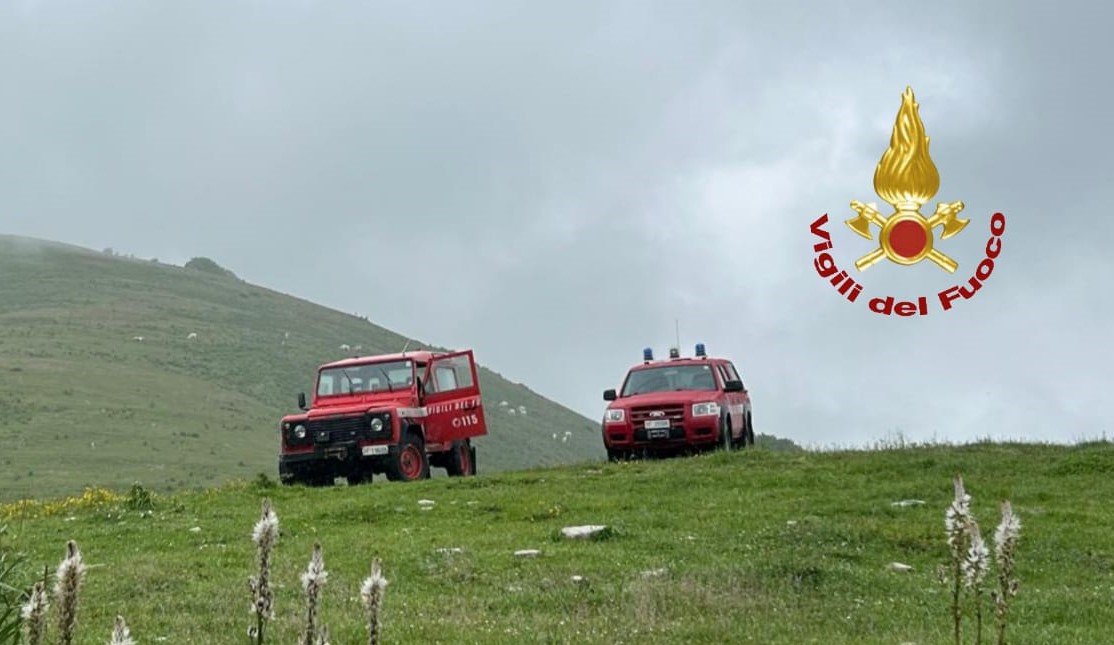 Morro Reatino, escursionisti sorpresi dal maltempo soccorsi dai Vigili del Fuoco